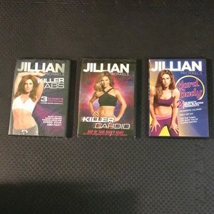 3 Jillian Michaels DVDs